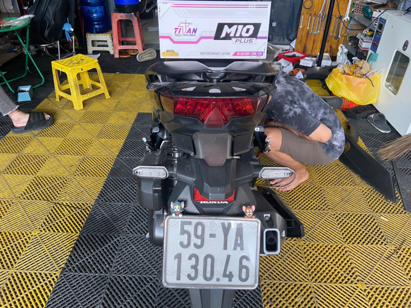Độ đèn nâng cấp ánh sáng NÂNG CẤP ÁNH SÁNG M10 PLUS CHO XE VARIO